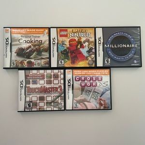 Nintendo DS Games Lot (5 Games)